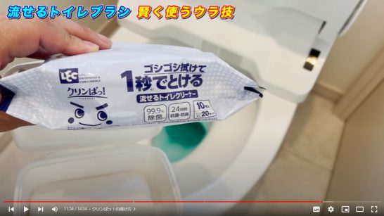 問題解決 ジョンソン Johnson の 流せるトイレブラシ の弱点を補う賢い使い方 掃除術 茂木流掃除講座 茂木和哉